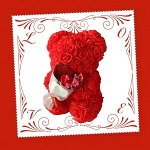 New Red Rose Teddy Bear – The Perfect way to say I love you